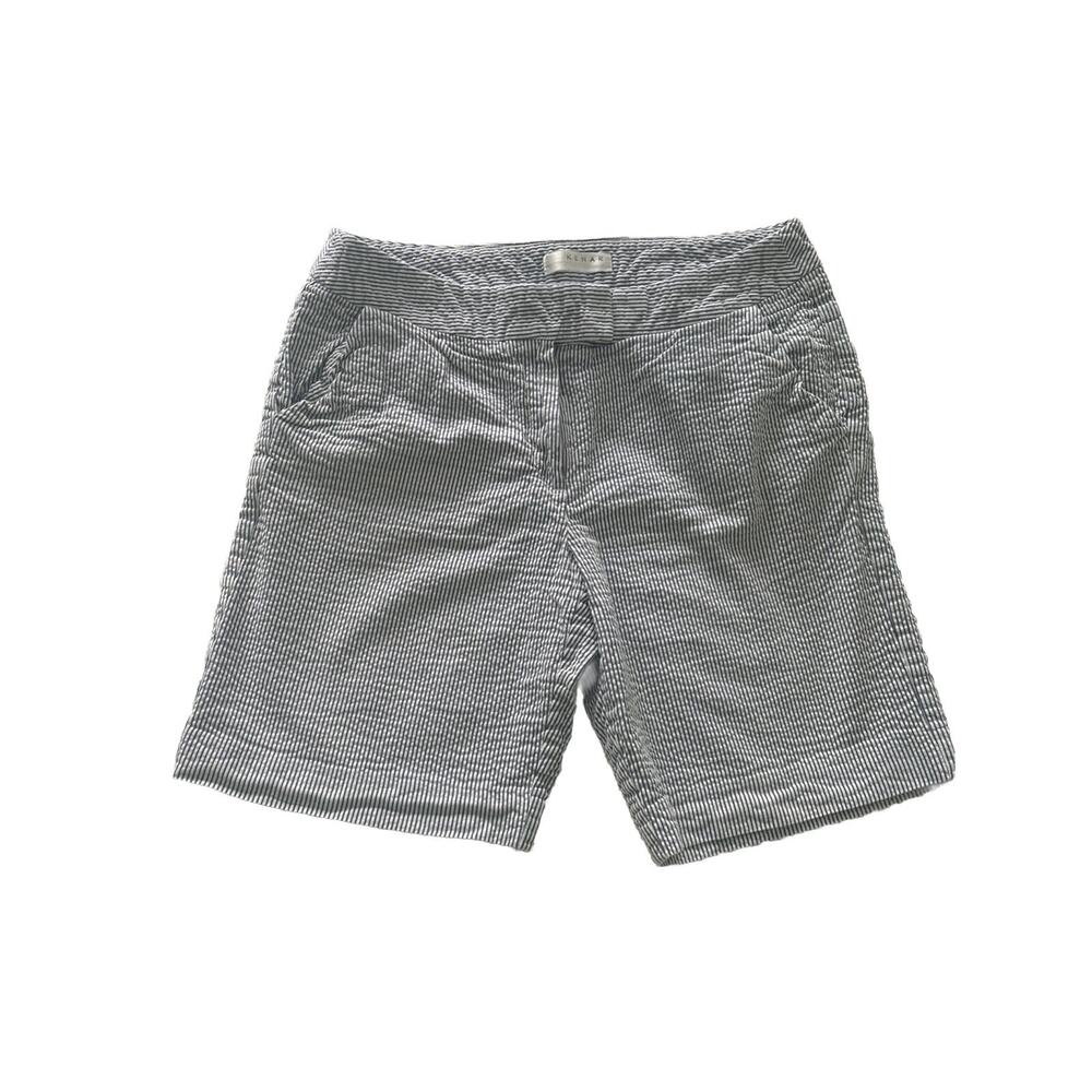 Kenar Blue White Striped Shorts Womens Size 6 Casual Summer